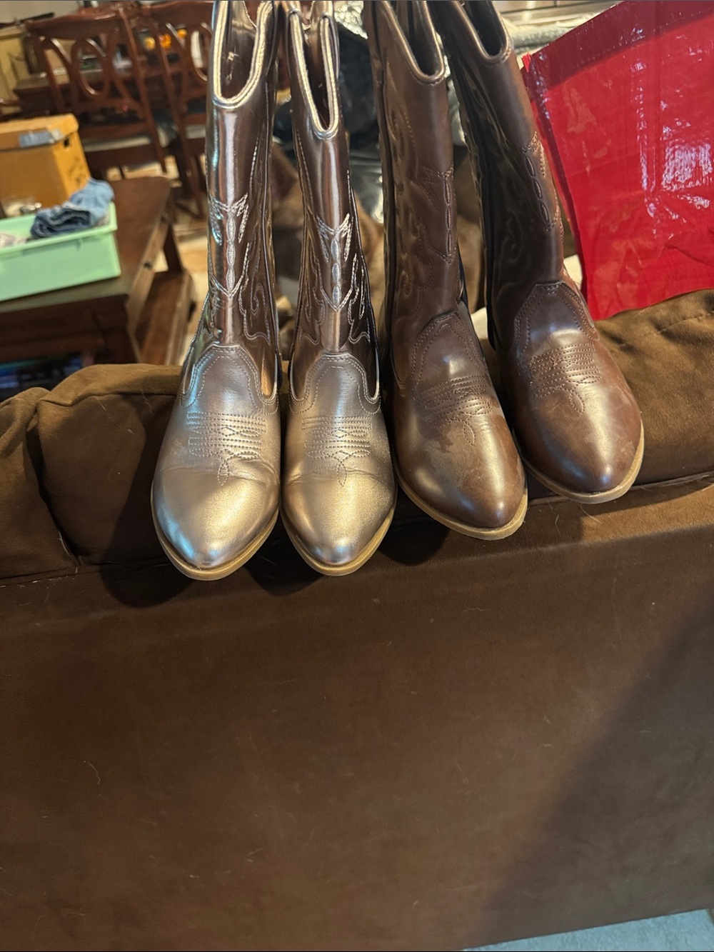 Tucker + Tate Girls' Brown Western Booties